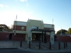 Outside of zoo gate, upon exiting