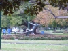 Hammer throw statue, from the secret angle.