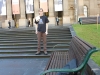 Classing up Melbourne with geek fashion. Over exposed but, that's what you get when you do these things alone, you look like an idiot, in all scenarios.