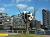 Cow's ass up a Tree.
