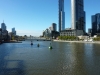 More view of the Yarra river, from the Melbourne Aquarium.