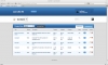 Admin System - Content list